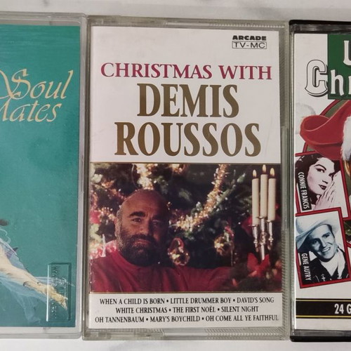 Music cassette tapes used, pack of 3 authentic