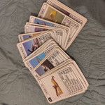 Vintage Yperatou (Top Trumps) cards – 2 complete collections (Cars & Planes)