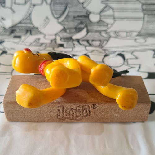 Pluto figure used vintage Disney 80s Hong Kong