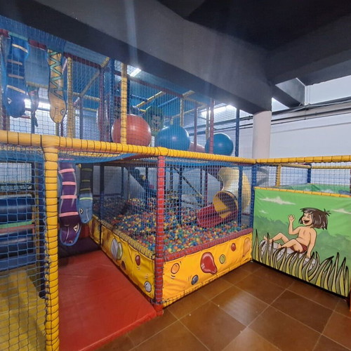 Kids Club Soft Playground used, complete indoor play structure with jungle theme