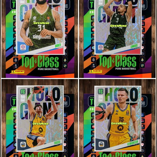 Κάρτες Holo Giant Top Class Euroleague 2024-25 καινούργιες