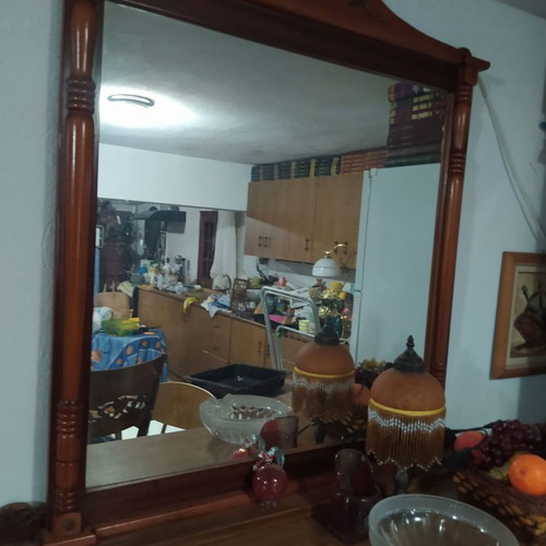 Wooden luxury mirror 98x110 cm, new