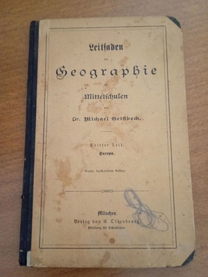 Leitfaden der Geographie used book in German