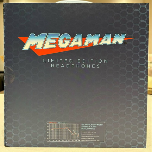 Mega Man Headphones with led light - Limited Edition  Officially Licensed by Capcom