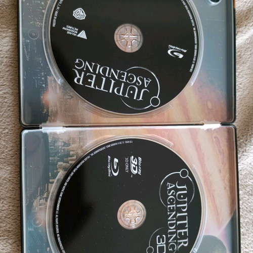 Jupiter Ascending Blu-Ray steelbook used, 2-disc set, very good condition