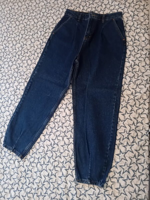 Baggy jeans like new, size M-L, blue