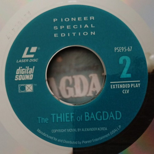 The Thief of Bagdad 1940 LaserDisc like new