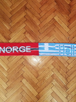 Κασκόλ ποδοσφαίρου Norway - Greece Umbro μεταχειρισμένο