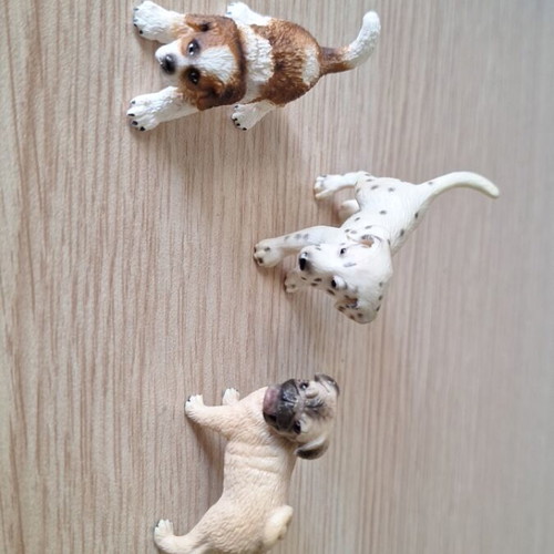 Schleich collectible dog figures set of 3