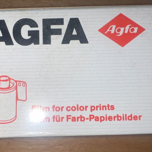 Agfa Color XRG 100 film sealed, new