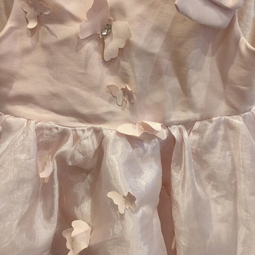 Girls' dress pink confetti like new for ages 4-5