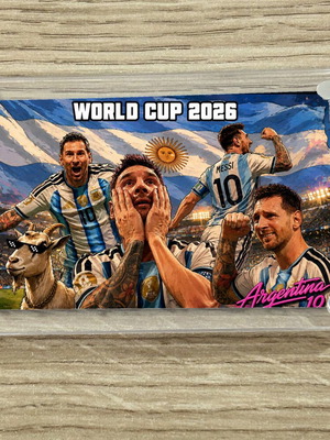 Ακρυλικό μαγνητάκι World Cup 2026 Messi Argentina καινούργιο