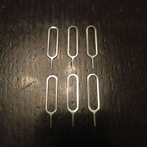 Sim card removal accessories new, pack of 6 pieces