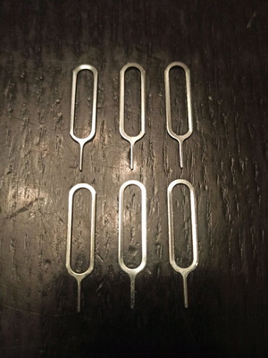 Sim card removal accessories new, pack of 6 pieces