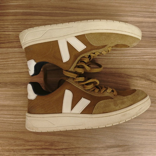 Veja sneakers size 37 used, brown beige suede mesh