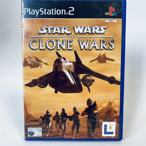Star Wars Clone Wars PlayStation 2 PS2 like new, full English