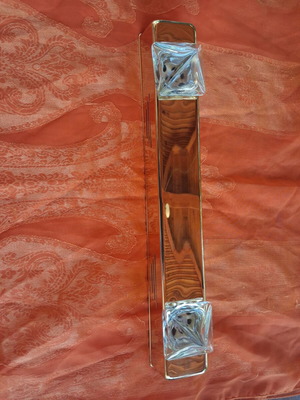 Vintage Edap Wall Sconce Gold Crystal NOS