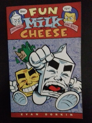 Fun with Milk and Cheese comic used, Greek language