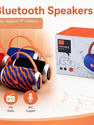T&G Tg-112 Portable Speaker 10 W Pack of 3, new