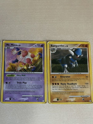 Pokemon cards used, set of 2