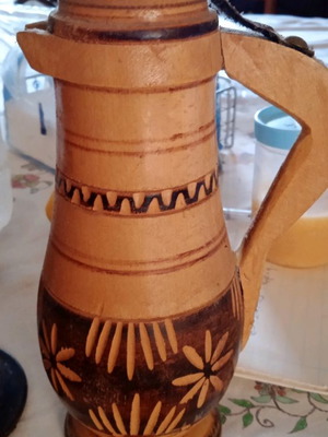Wooden handmade decorative item from Sifnos new