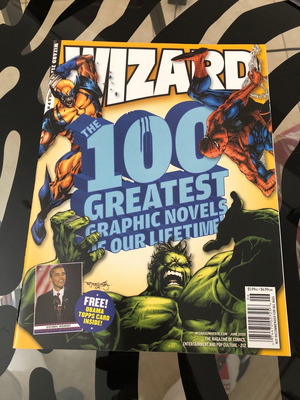 Wizard Magazine 212 καινούργιο με 100 Greatest Graphic Novels cover Marvel DC Image