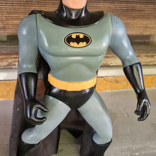 Kenner Ultimate Batman 15" figure 1994 used, DC Comics rare Bruce Wayne toy
