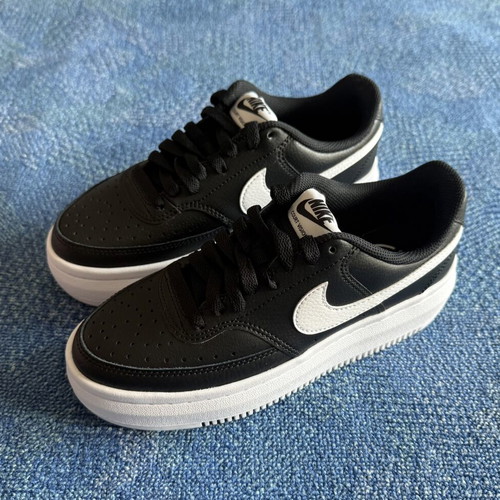 Nike Court Vision Alta women's sneakers, black, size 37.5
