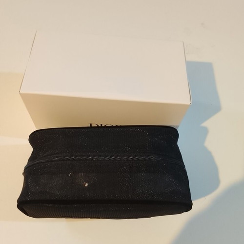 Dior Beauty Black Mesh Monogram Pouch new with box