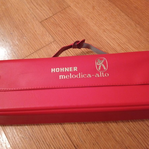 Melodica Hohner Alto Vintage New Old Stock Red Colour