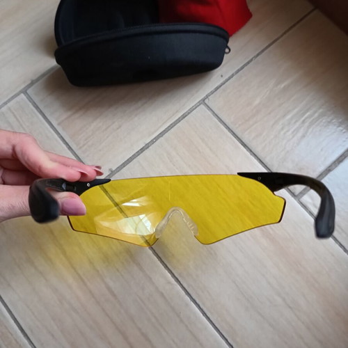 Browning shooting protective glasses yellow-black, like new
