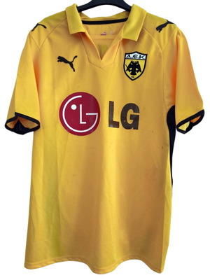 AEK Athens Rivaldo 2008-2009 μικρή φανέλα ποδοσφαίρου μεταχειρισμένη, Puma