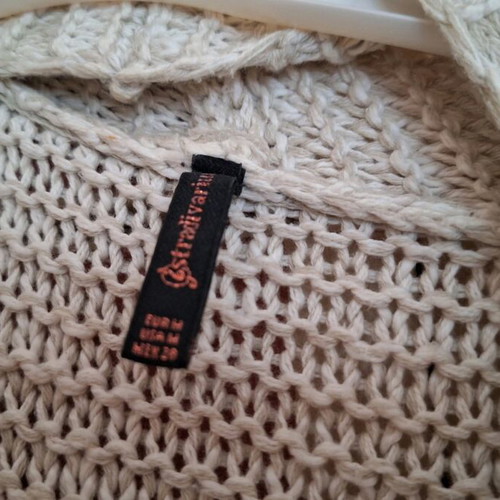 Pull & Bear knitted cardigan beige like new, long