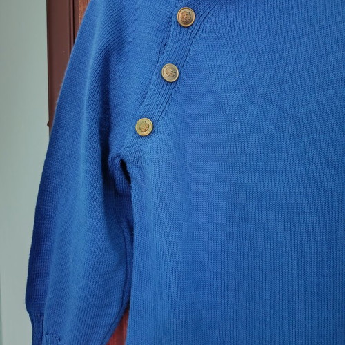 Knitted dress blue used, size M