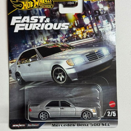 Hot Wheels Fast & Furious Mercedes 500 SEL car