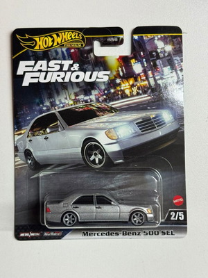 Hot Wheels Fast & Furious Mercedes 500 SEL car
