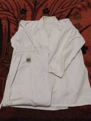 Karate uniforms used, sizes 2/150 and 3/160, set of 2 pieces