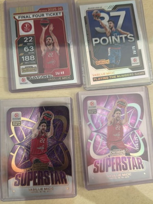 Vasilije Micic Panini Contenders cards like new