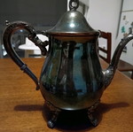 Tea serving pot used, antique