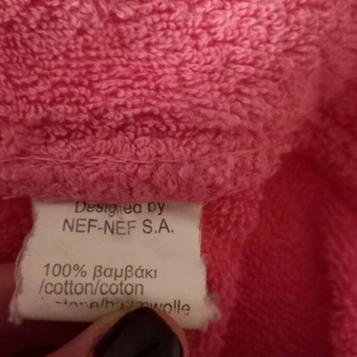 Nef-nef s-m cotton bathrobe used