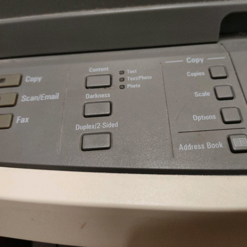 Lexmark X364dn laser printer used, with paper jam issue