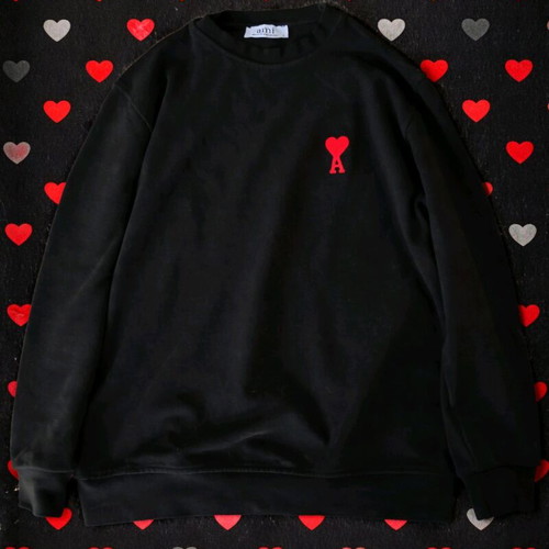 Ami Paris shirt black like new, size L fits medium