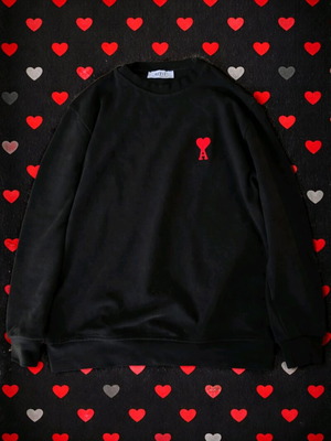 Ami Paris shirt black like new, size L fits medium