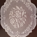 Set of two handmade table linens, wrinkle-free, champagne color