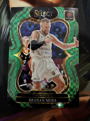 2025-26 Panini Select Euroleague Dzanan Musa LVL /5 card like new