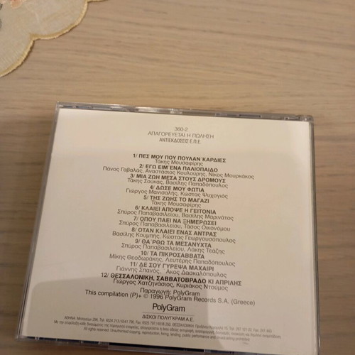 Dimitris Mitropanos sings zeibekika CD like new, laiko