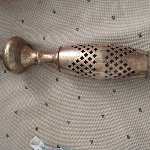 Hookah 1.50 meters tall, used, brass, functional or decorative