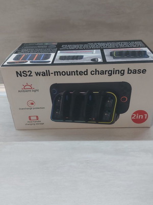 MANKIW NS2 multifunctional wall-mounted charging station for Nintendo Switch new