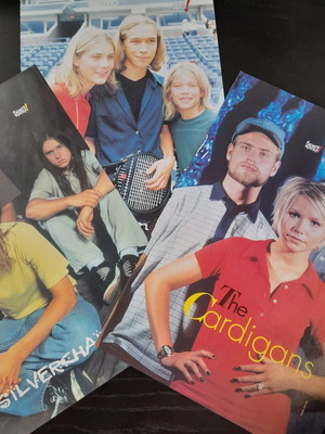 90' Groups posters set of 3, size A4