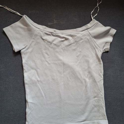 Sinsay Off-Shoulder Blouse like new, turquoise, size L
